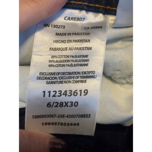 Wrangler High-Rise Fierce Flare Jeans 6/28x30 Retro Western Pocket Embroidery - Picture 8 of 10